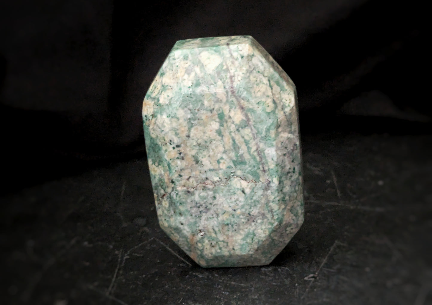 Green Aventurine Faceted Palmstones