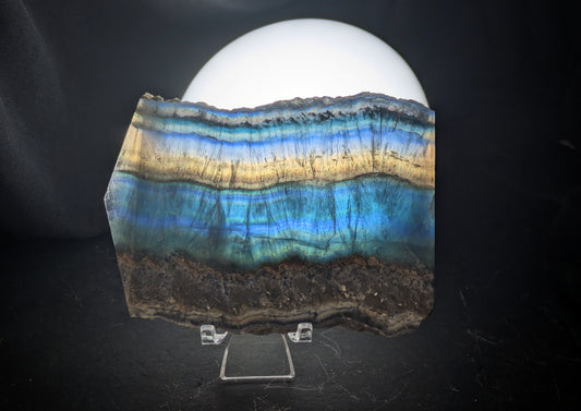 Fluorite Blue Slab Obelisk