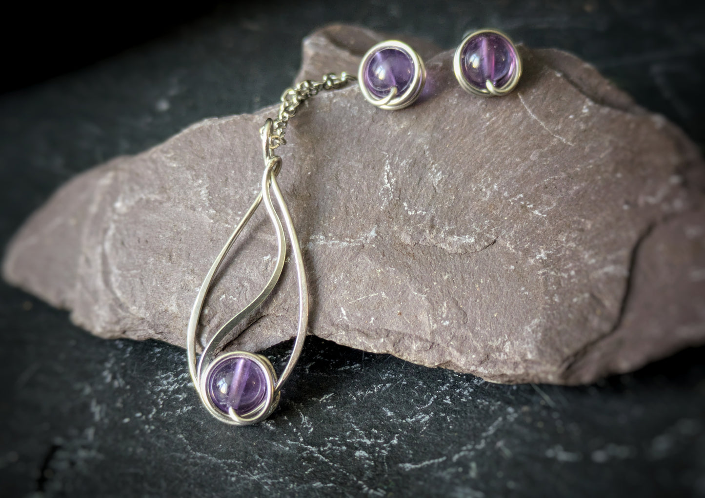 Amethyst Jewellery Set 7