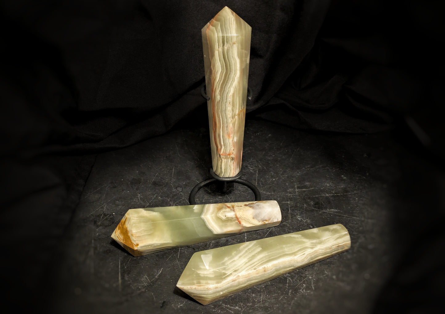 Green Onyx Wand Obelisk