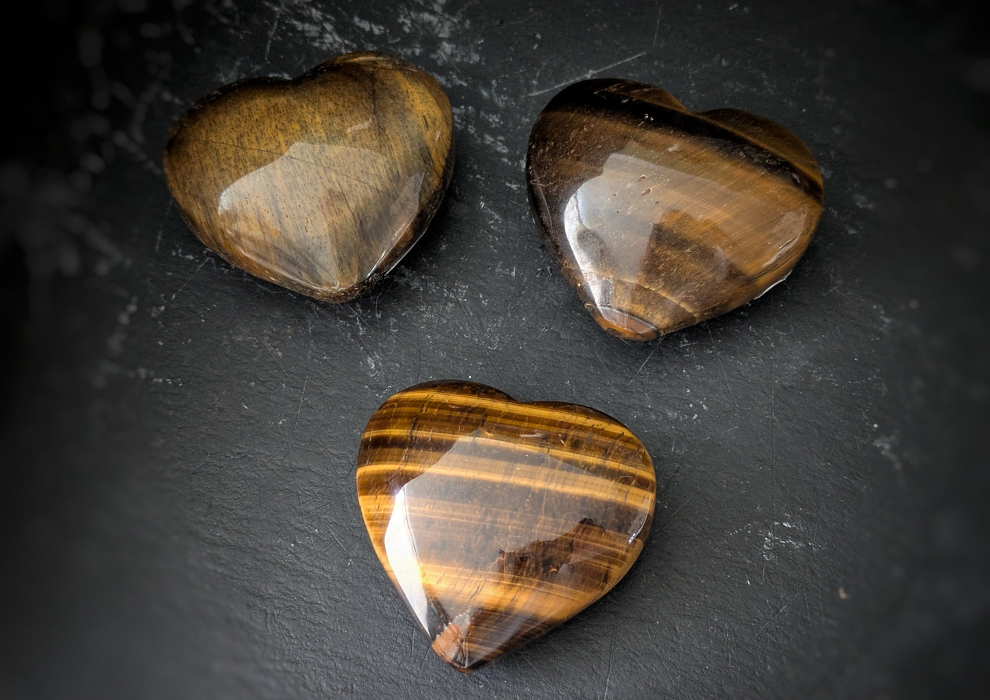 Tiger's Eye Heart 1
