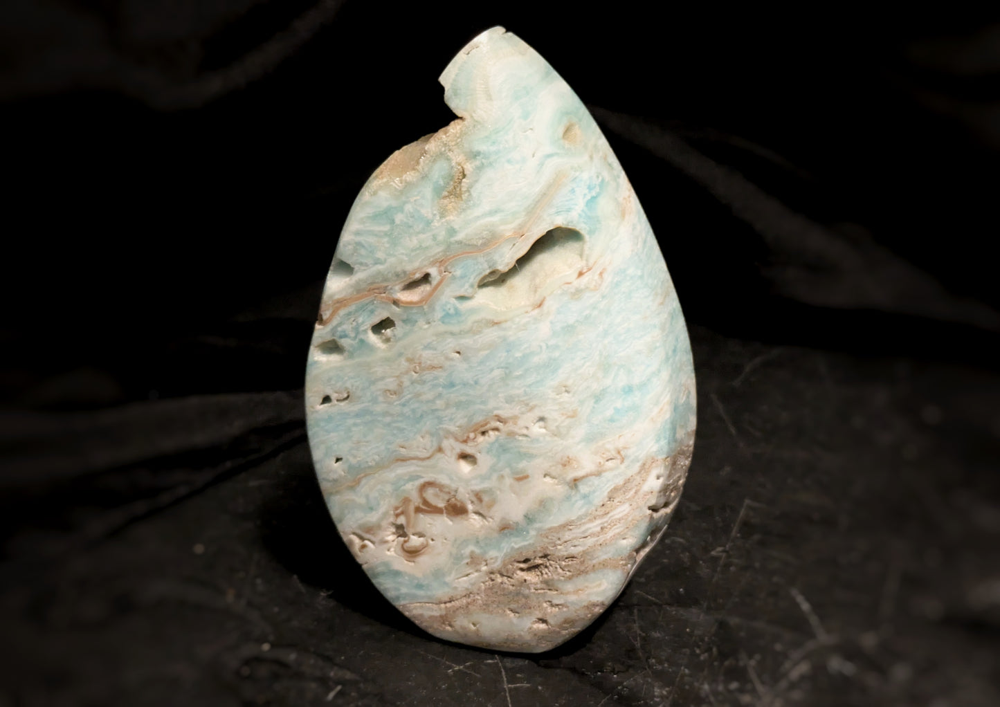 Blue Aragonite Flame 2