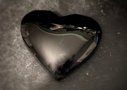 Black Obsidian  Palmstone 1