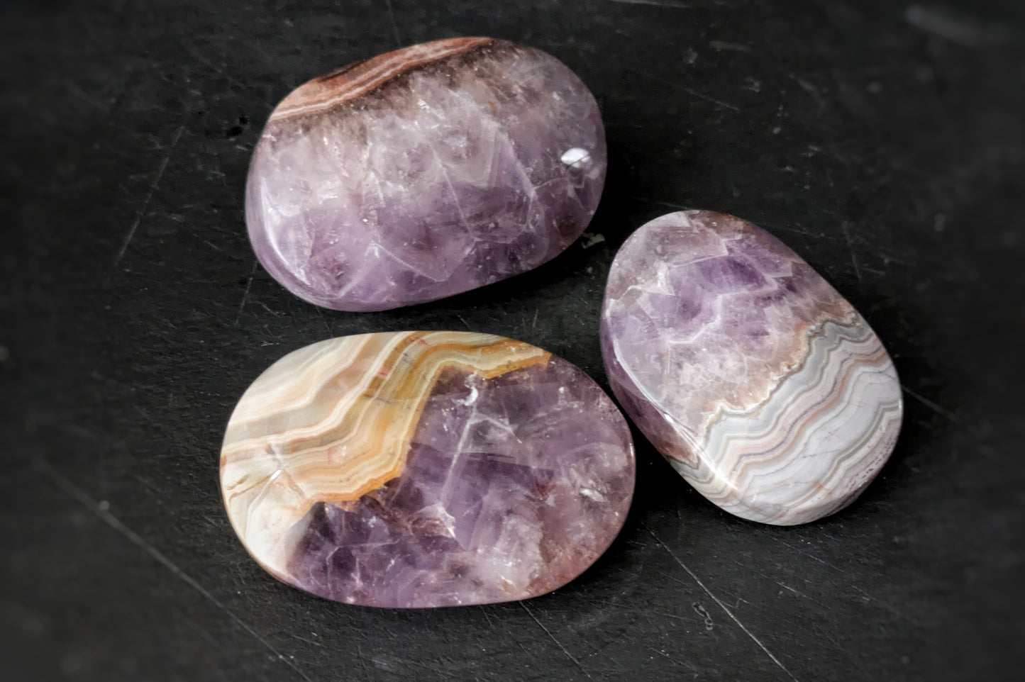 Amethyst With Agate Palmstone 1