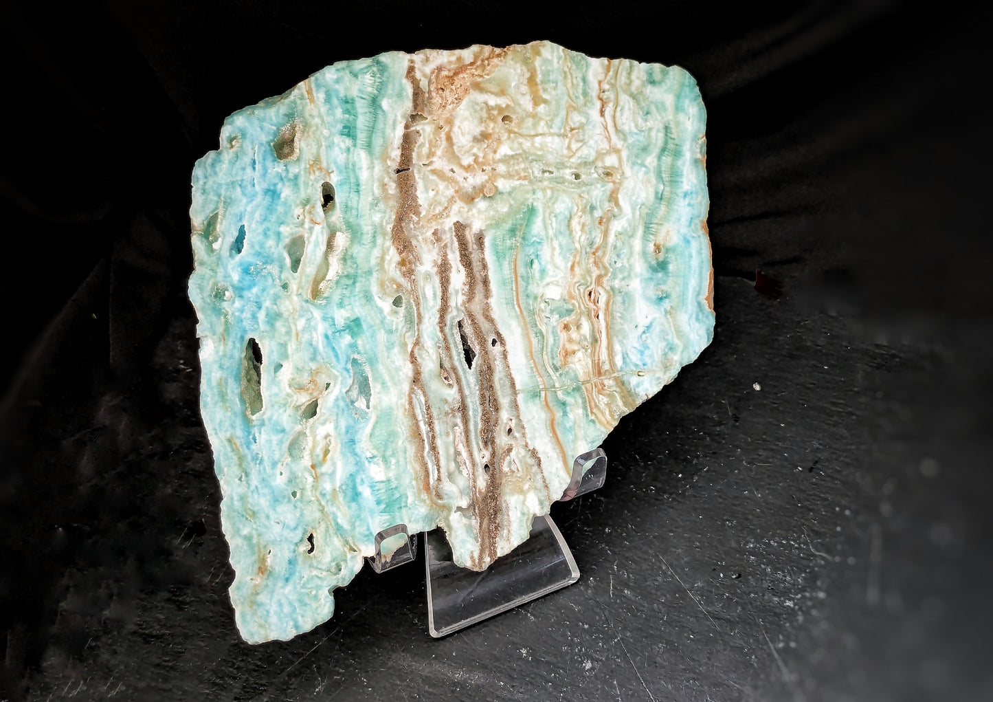 Blue Aragonite Slab 3