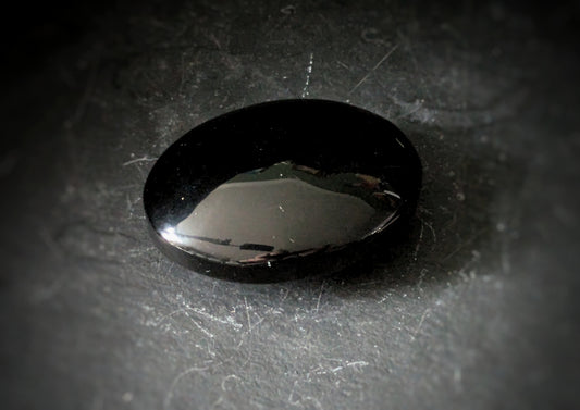 Black Obsidian  Palmstone
