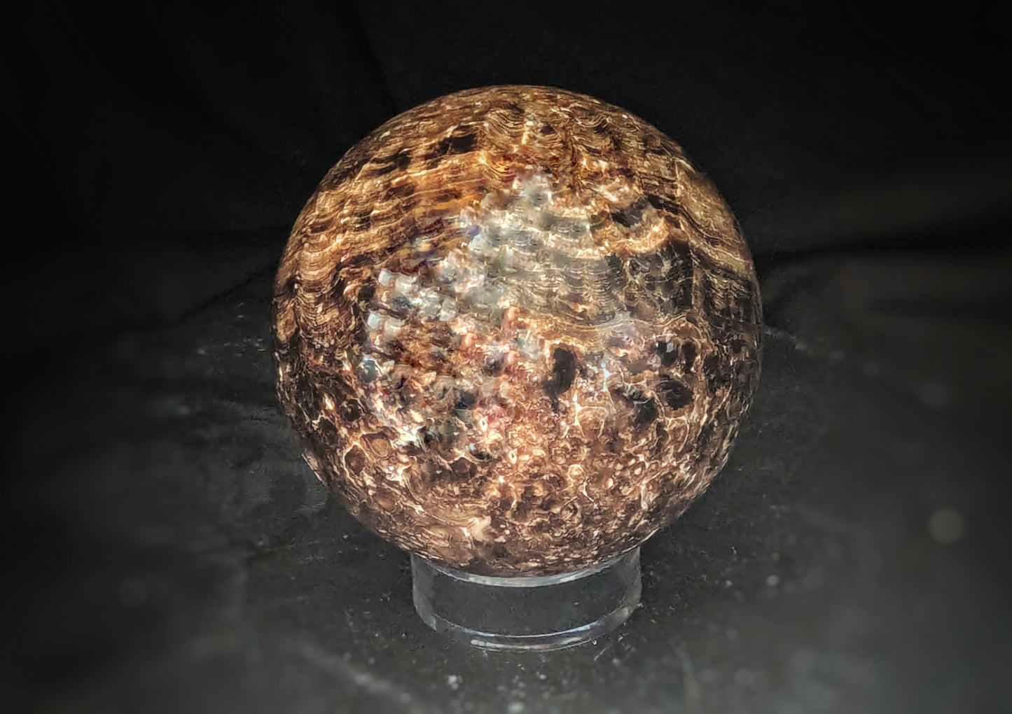 Chocolate Calcite Sphere Large