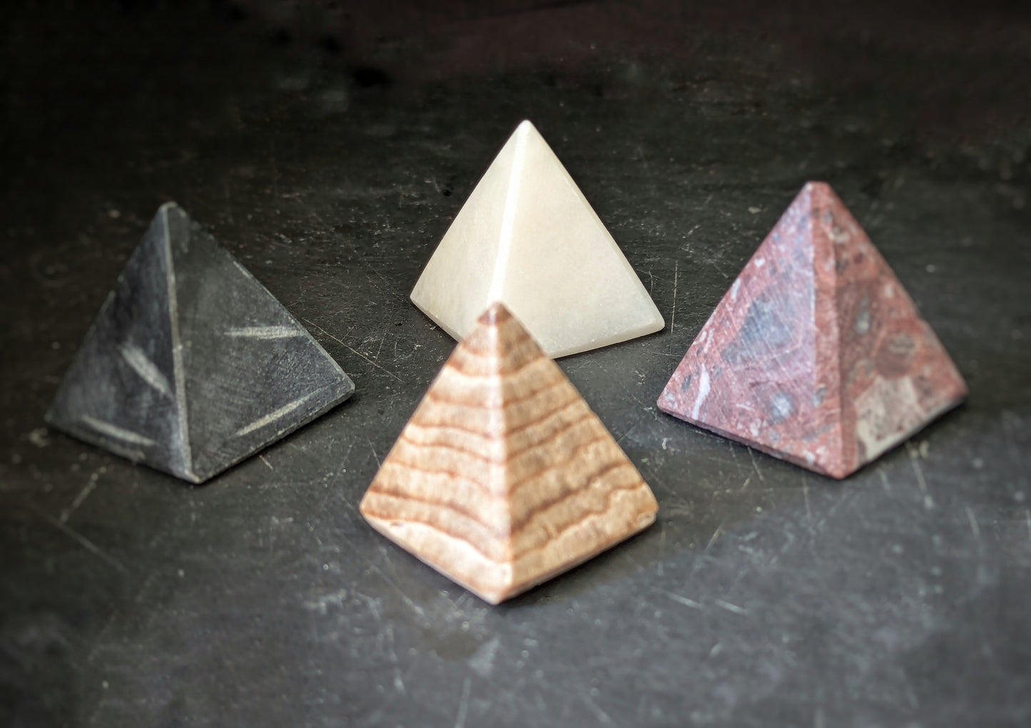 Mix Material Pyramid