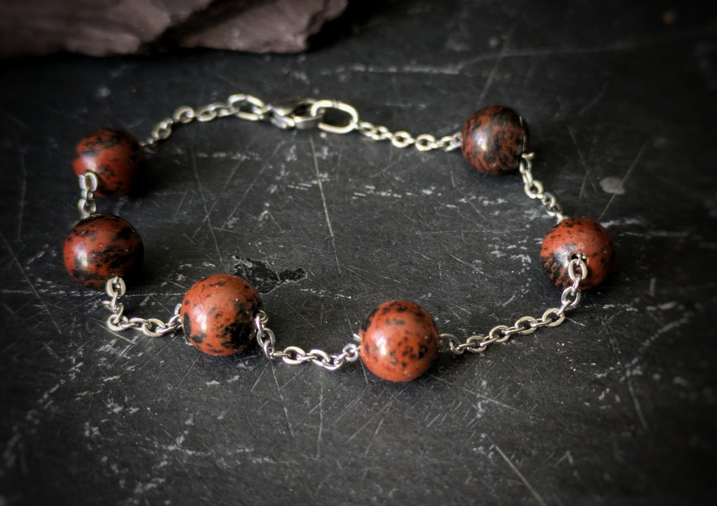 Mahogany Obsidian Bracelet 2