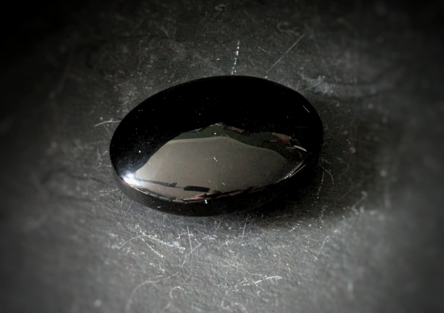Black Obsidian  Palmstone 1