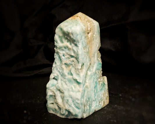 Blue Aragonite Drusy Obelisk 4