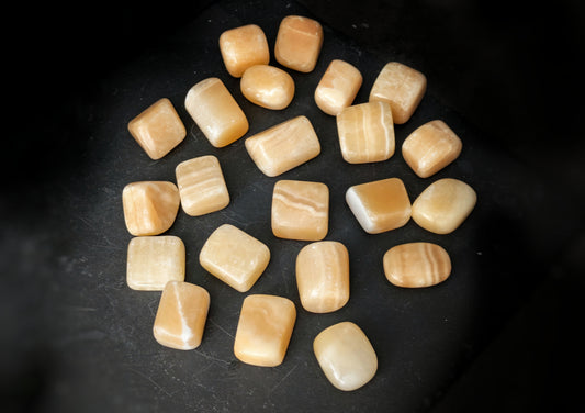 Orange Calcite Tumblestone