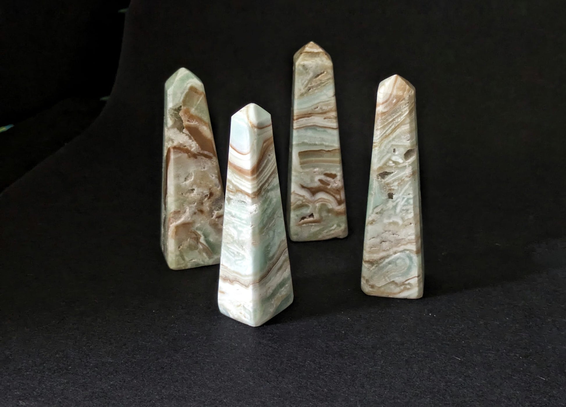 Aragonite Mini Obelisk