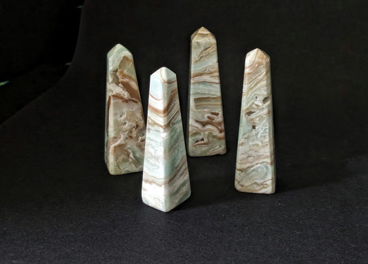 Aragonite Mini Obelisk