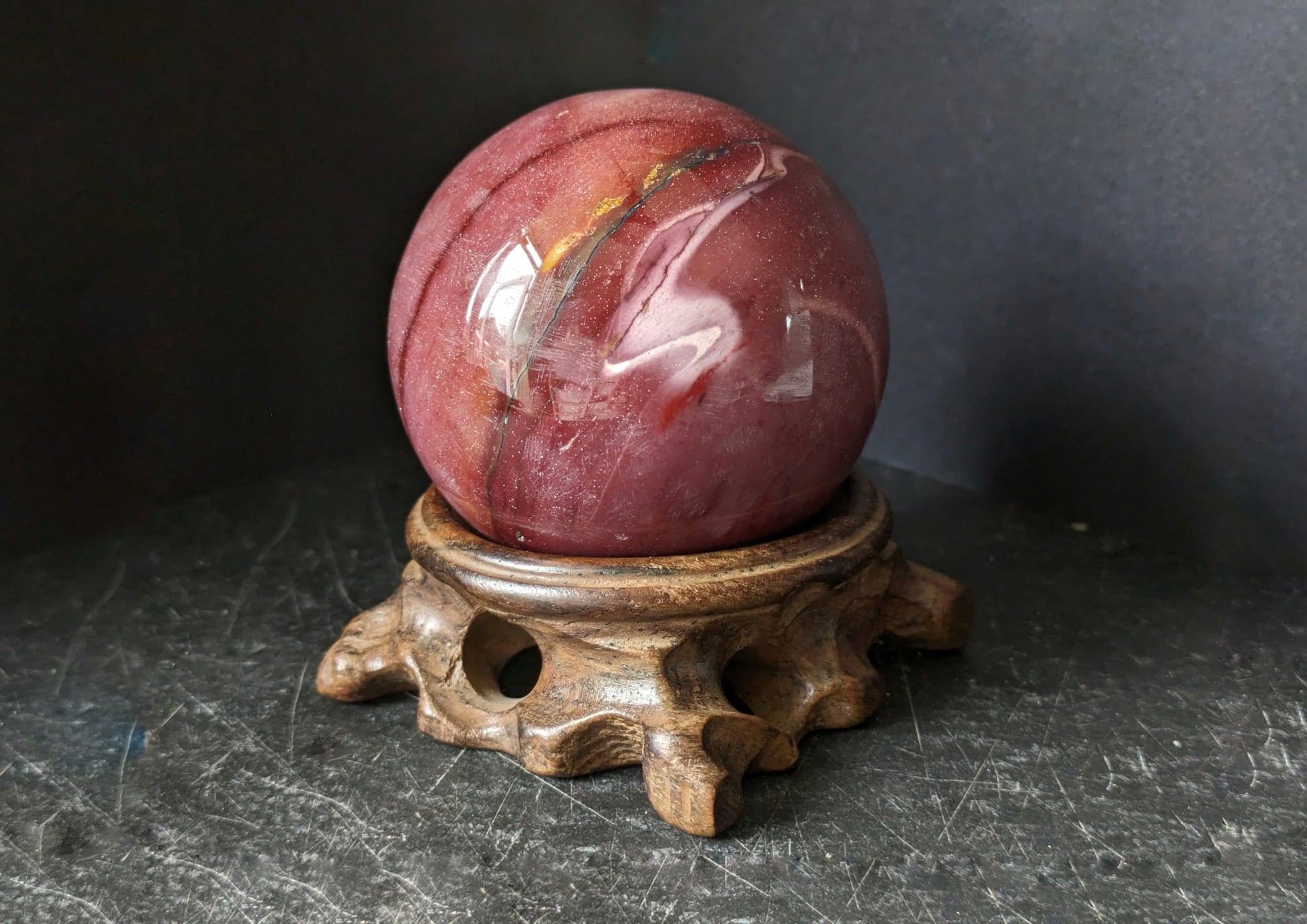 Mookaite Purple Z Sphere