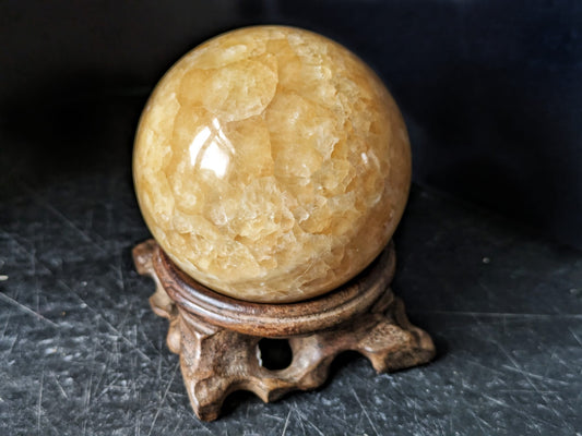 Orange Calcite Sphere