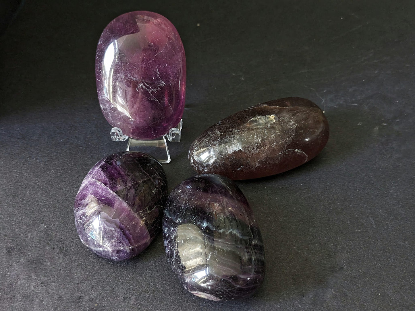 Purple Fluorite Palmstone
