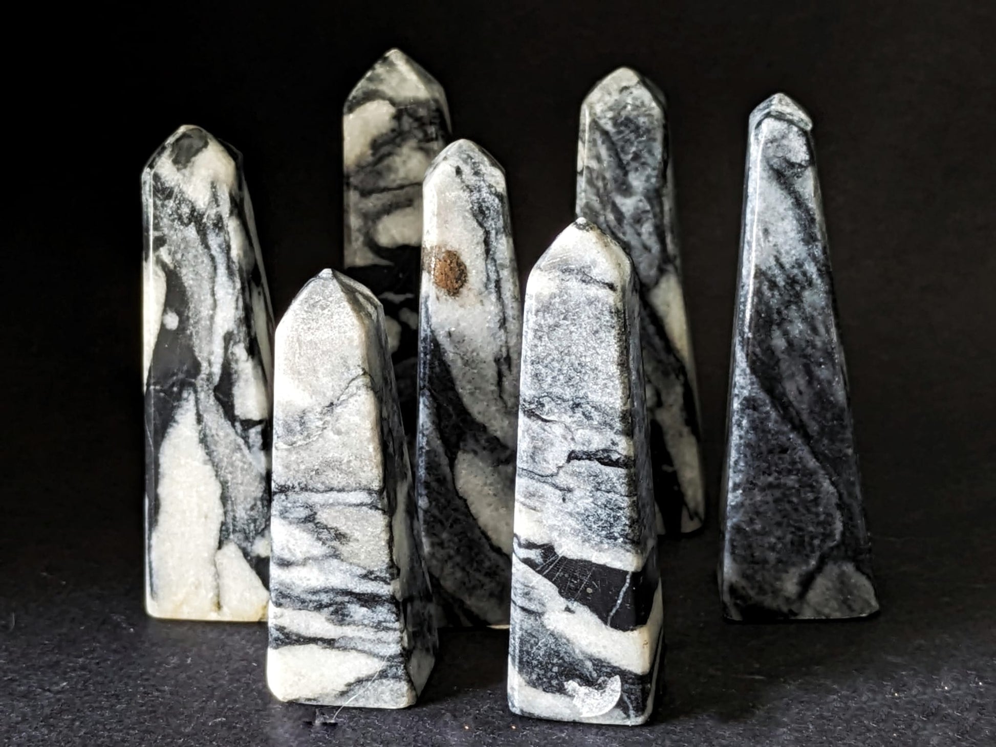 Shell Jasper Small Obelisk